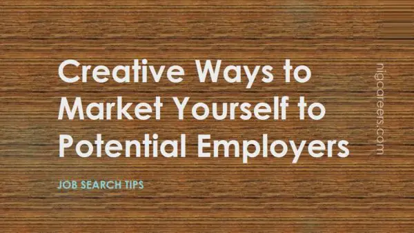 Provide Three Ways to Market Yourself to Potential Employers That Could ...