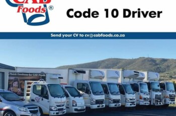 Code 10 Driver Jobs 2024 in Durban